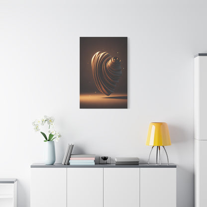 Sculpted Spiral Form Wall Art & Canvas Prints