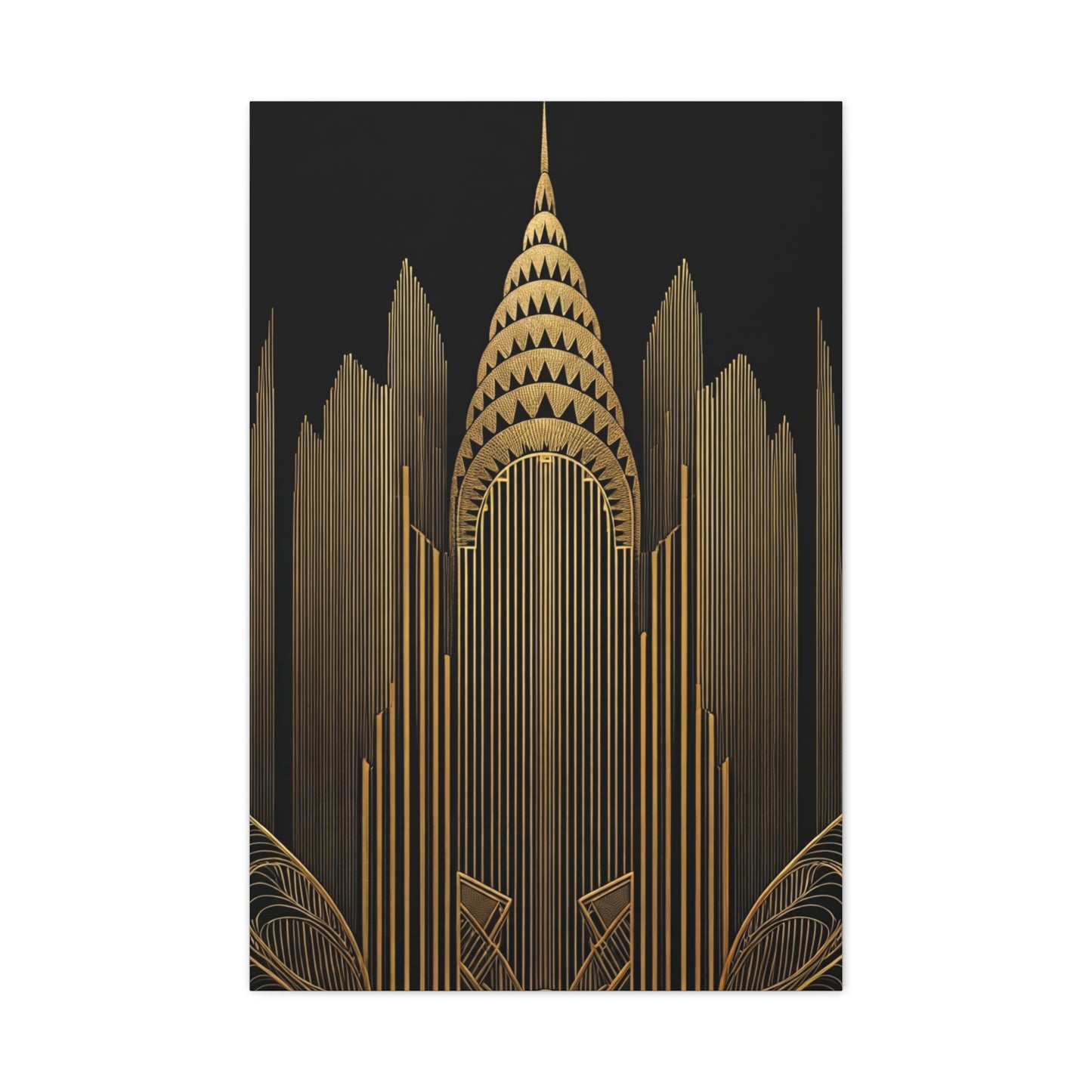 Cathedral Spire Art Deco Architecture Wall Art & Canvas Prints