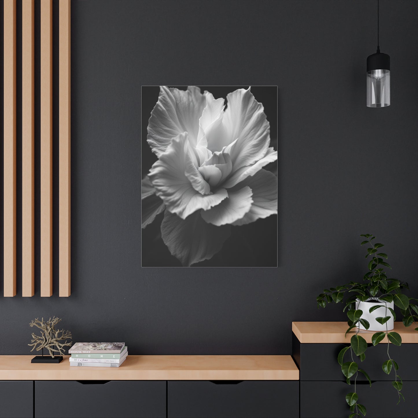 Sculpted Petal Elegance Close-Up Wall Art & Canvas Prints