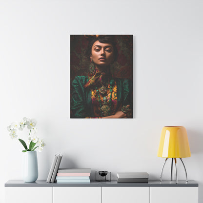 Cultural Jewel Tone Portrait Wall Art & Canvas Print
