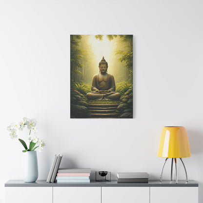 Forest Meditation Buddha Sanctuary Wall Art & Canvas Prints