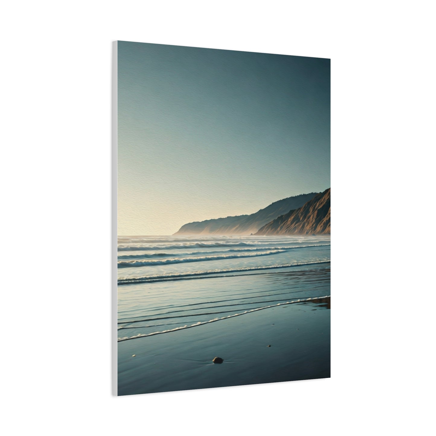 Misty Coastal Morning Shore Wall Art & Canvas Prints