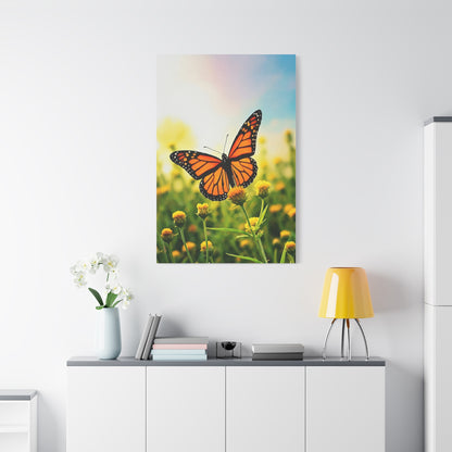 Monarch Butterfly Meadow Flight Wall Art & Canvas Prints