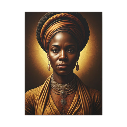 Golden Heritage Queen Portrait Wall Art & Canvas Prints