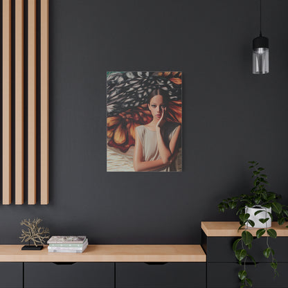 Abstract Butterfly Portrait Contemporary Wall Art & Canvas Print