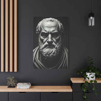 Timeless Wisdom Black & White Elder Portrait Wall Art & Canvas Prints