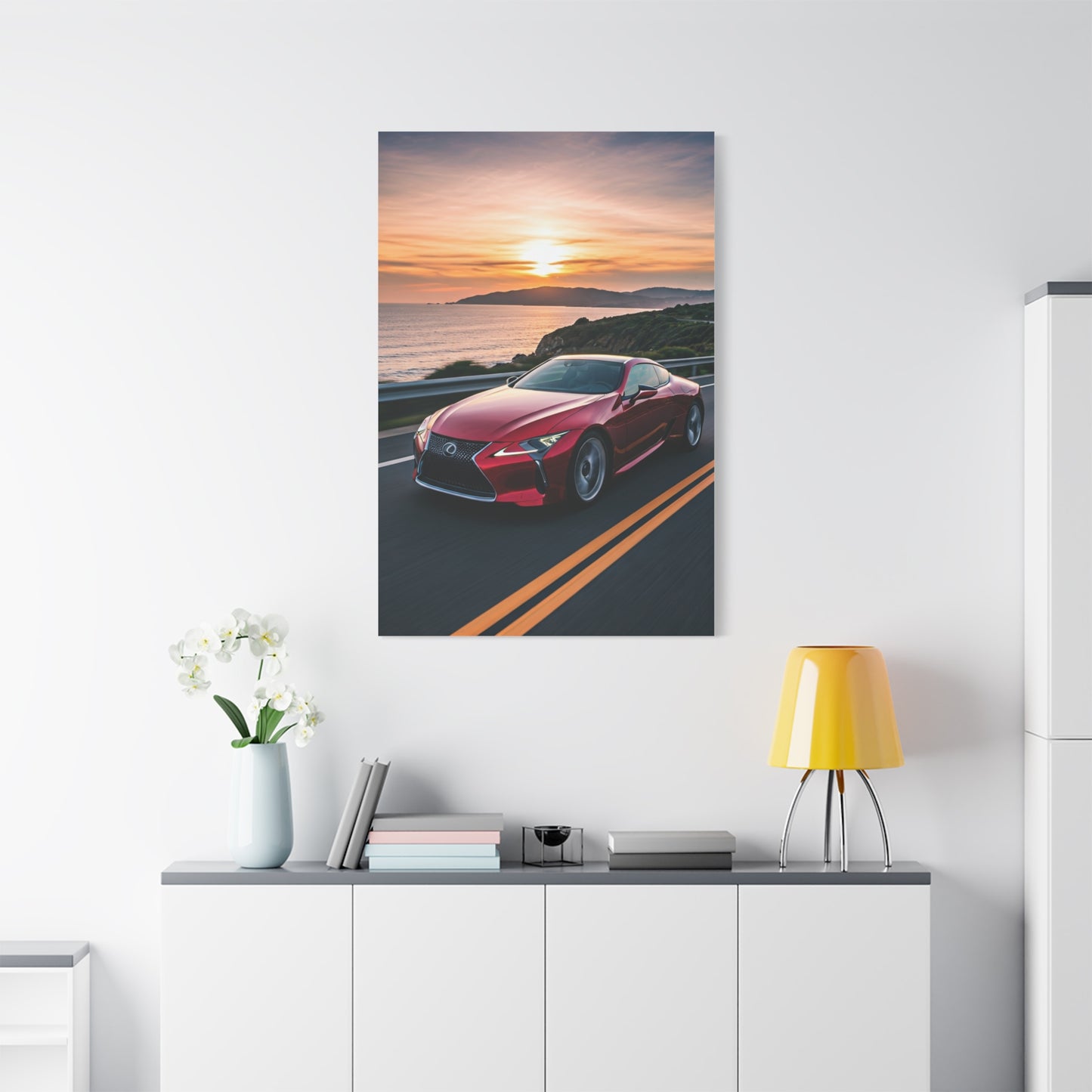 Lexus LC 500 Luxury Scenic Drive Wall Art & Canvas Prints