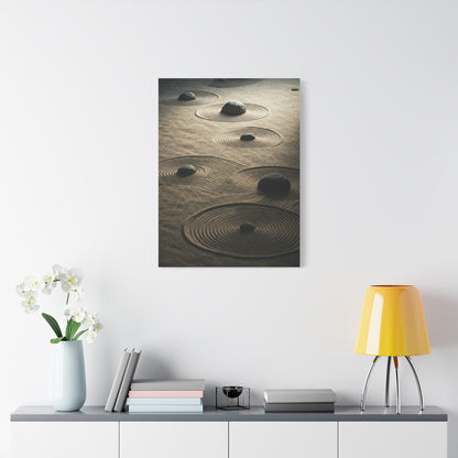 Zen Stone Ripples Wall Art & Canvas Prints