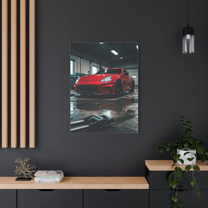 Nissan 370Z Underground Mechanic Garage Wall Art & Canvas Prints