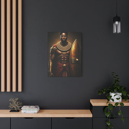African Warrior Shield Legend Wall Art & Canvas Prints
