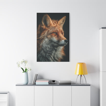 Majestic Red Fox Portrait Wall Art & Canvas Print