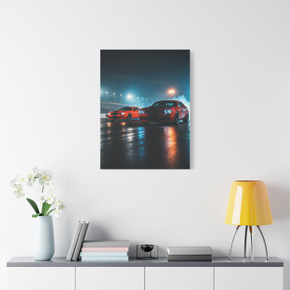 Midnight Pre-Launch Showdown – Hellcat Redeye vs Demon 170 Wall Art & Canvas Prints