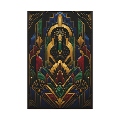 Neo Art Deco Jewel Geometry Wall Art & Canvas Print