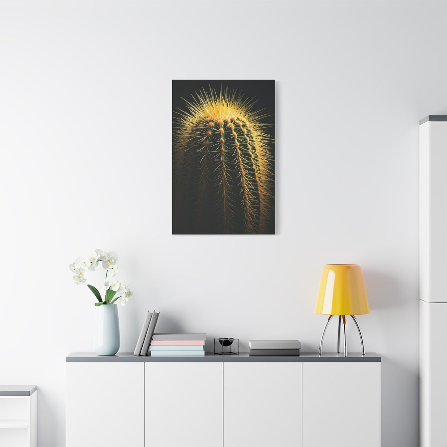 Desert Stone Barrel Cactus Wall Art & Canvas Prints