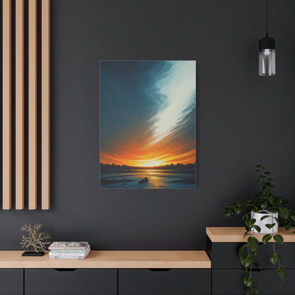 Calm Horizon at Dusk Wall Art & Canvas Prints