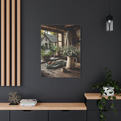 Rustic Farmhouse Window Still Life Wall Art & Canvas Print