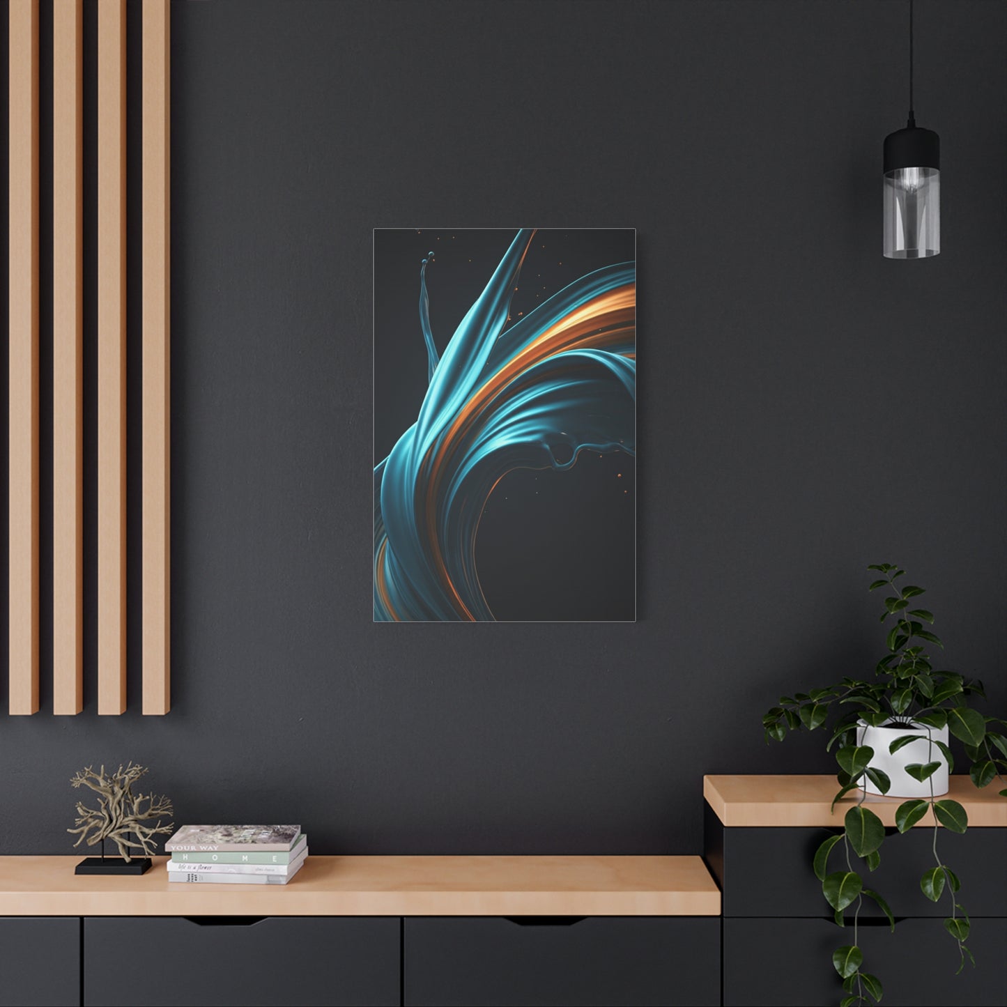 Celestial Current Abstract Wall Art & Canvas Prints