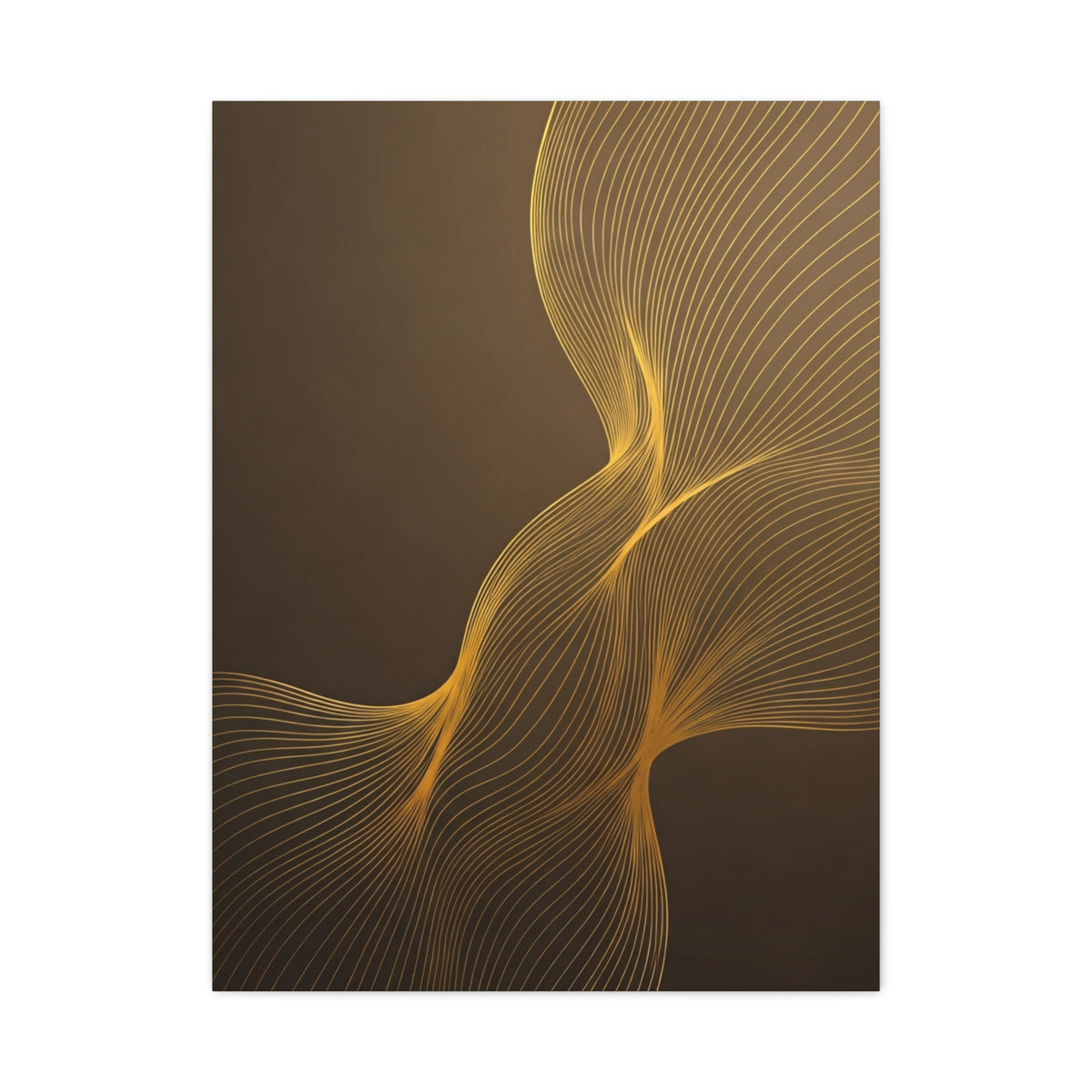 Golden Flow Light Abstract Wall Art & Canvas Prints