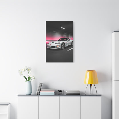 1992 Dodge Viper RT/10 Neon Tunnel Charge Wall Art & Canvas Prints