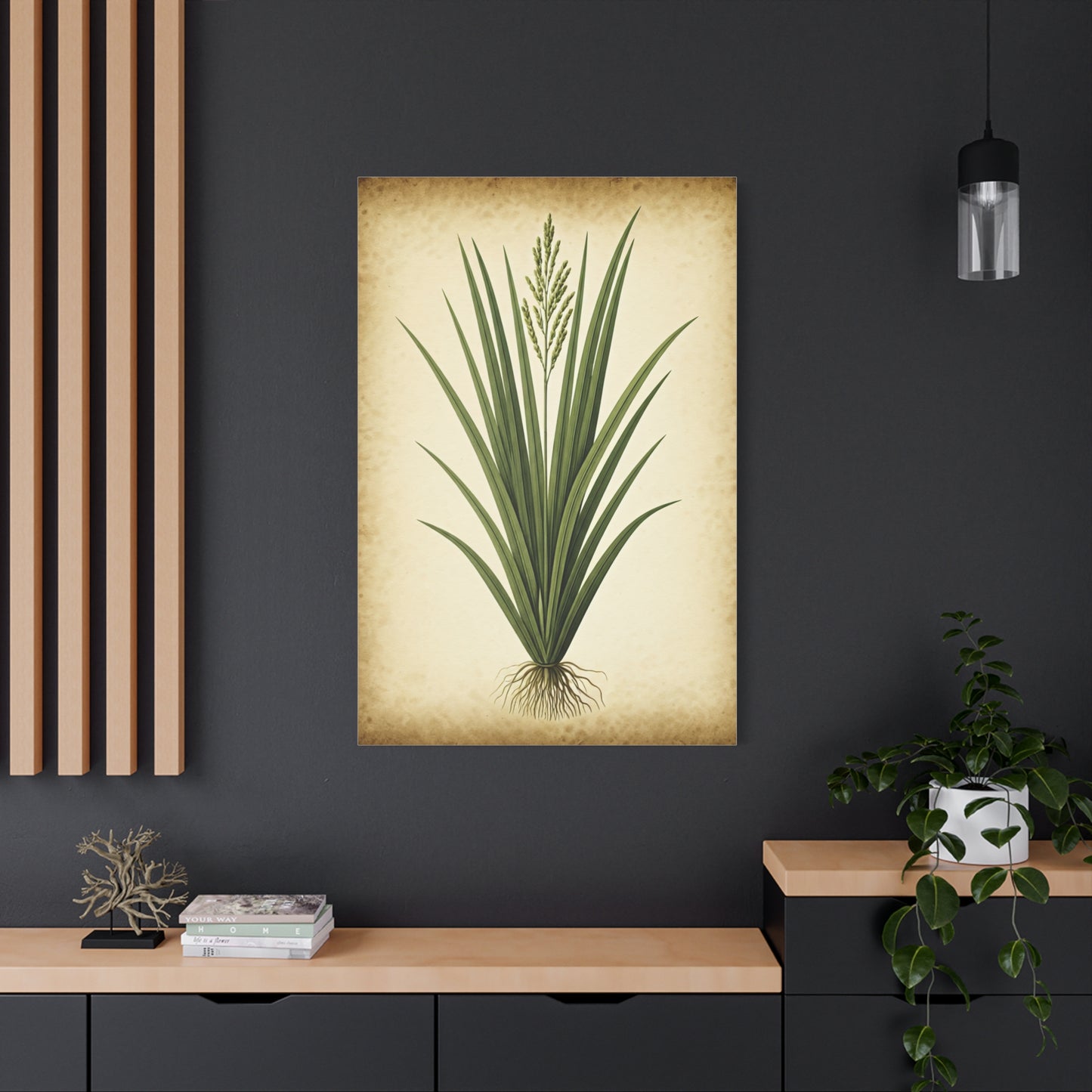 Wild Grass Illustration Wall Art & Canvas Prints