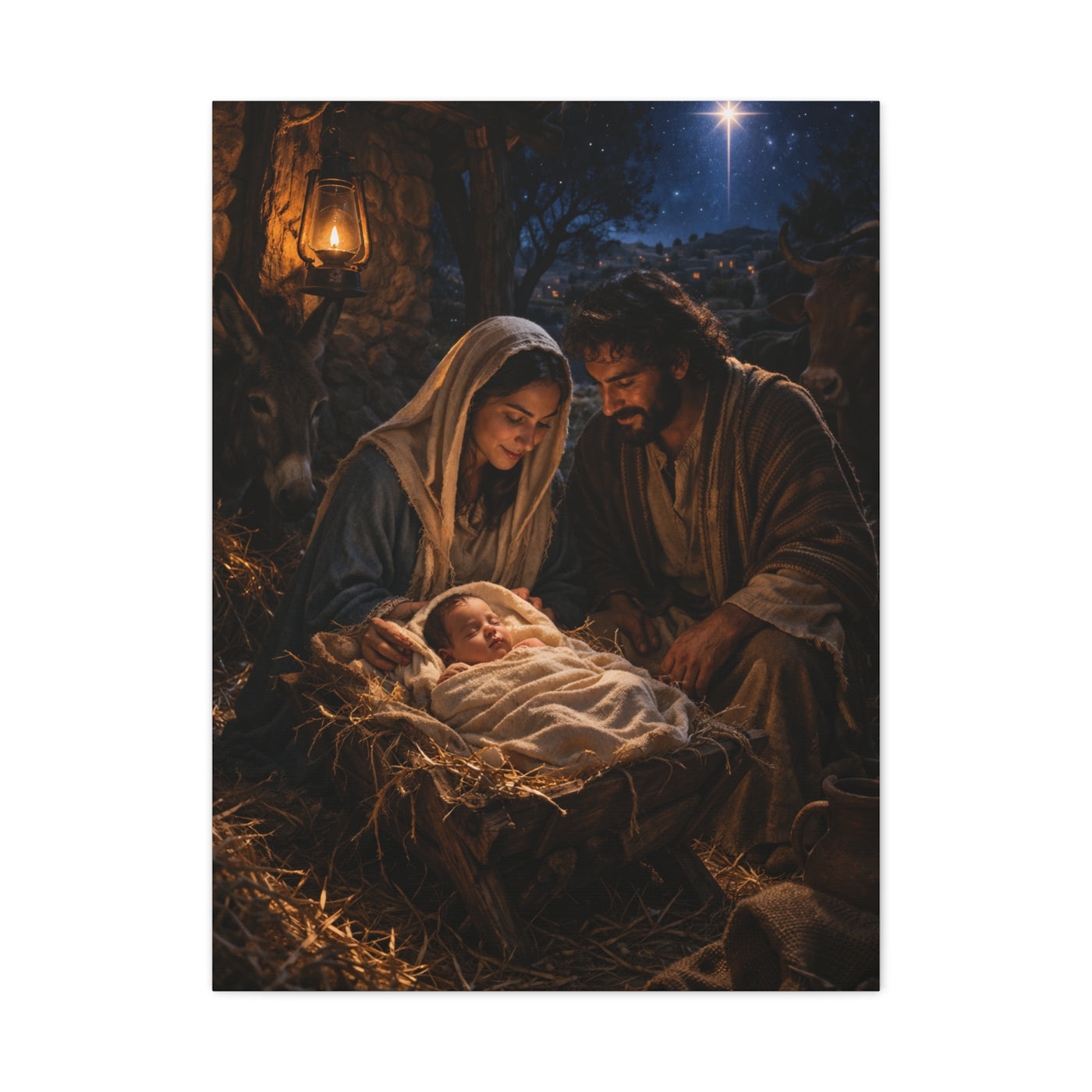 Nativity of Christ Holy Night Wall Art & Canvas Print