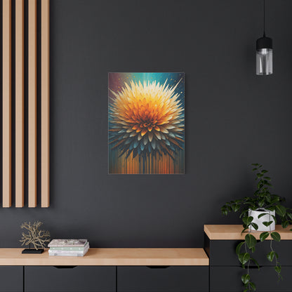 Solar Bloom Burst Wall Art & Canvas Print