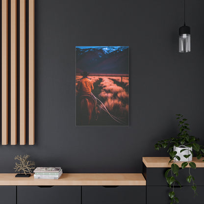 Valley Trail Rider Wall Art & Canvas Print