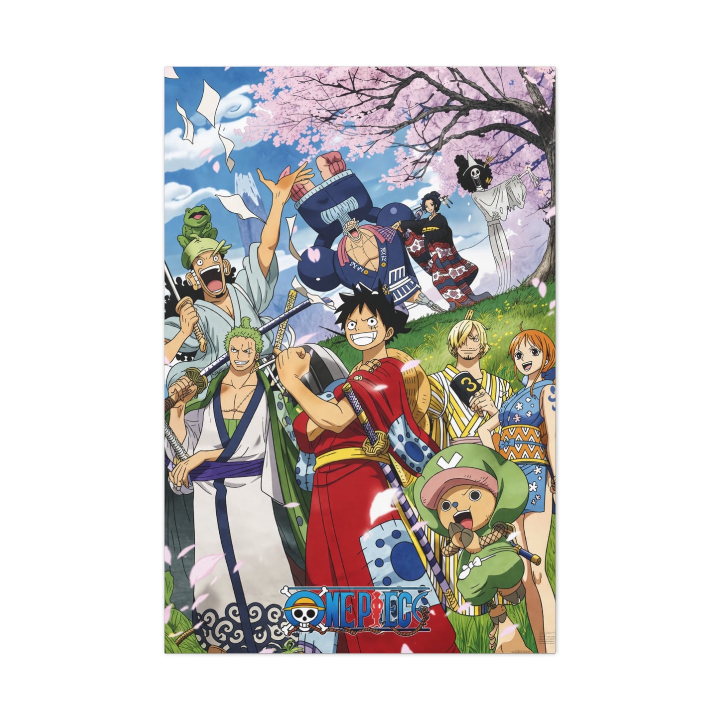 One Piece Wano Country Crew Poster Wall Art & Canvas Print