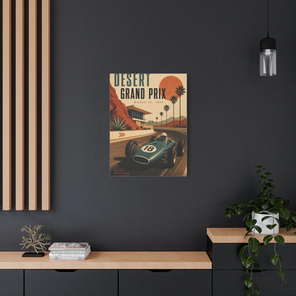 Desert Grand Prix Motorsport Sports Wall Art & Canvas Print
