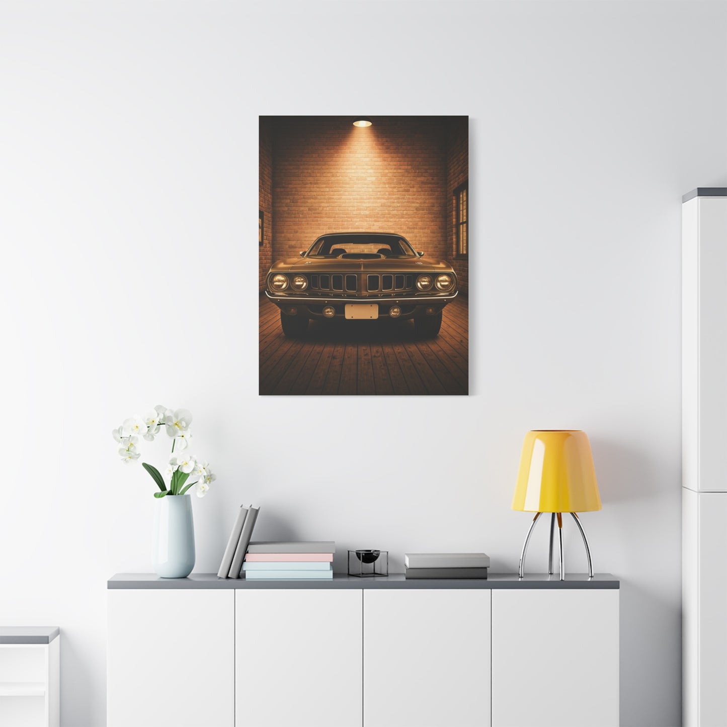 Plymouth Barracuda Cuda Vintage Garage Wall Art & Canvas Prints