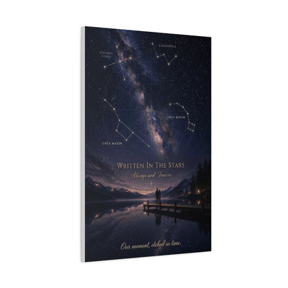 Celestial Destiny Night Sky Romance Wall Art & Canvas Print