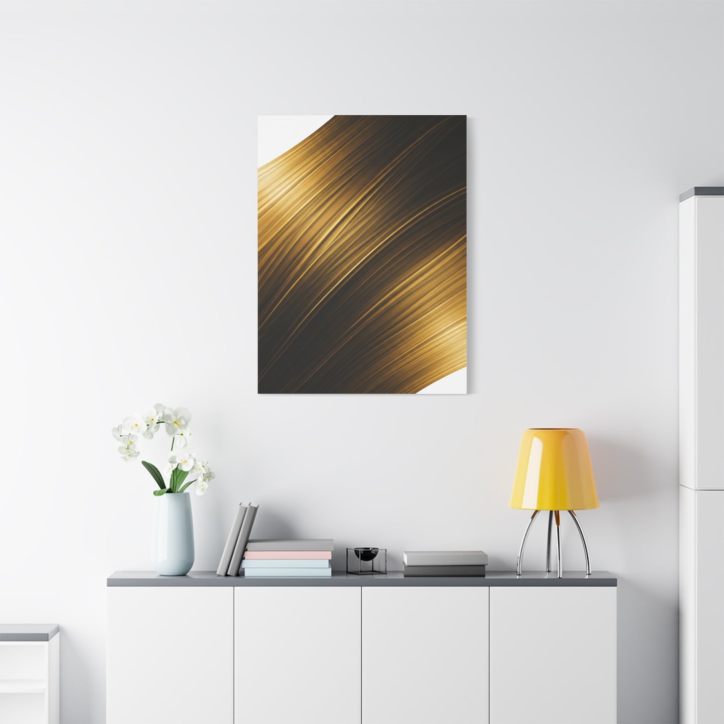 Golden Drift Abstract Wall Art & Canvas Prints