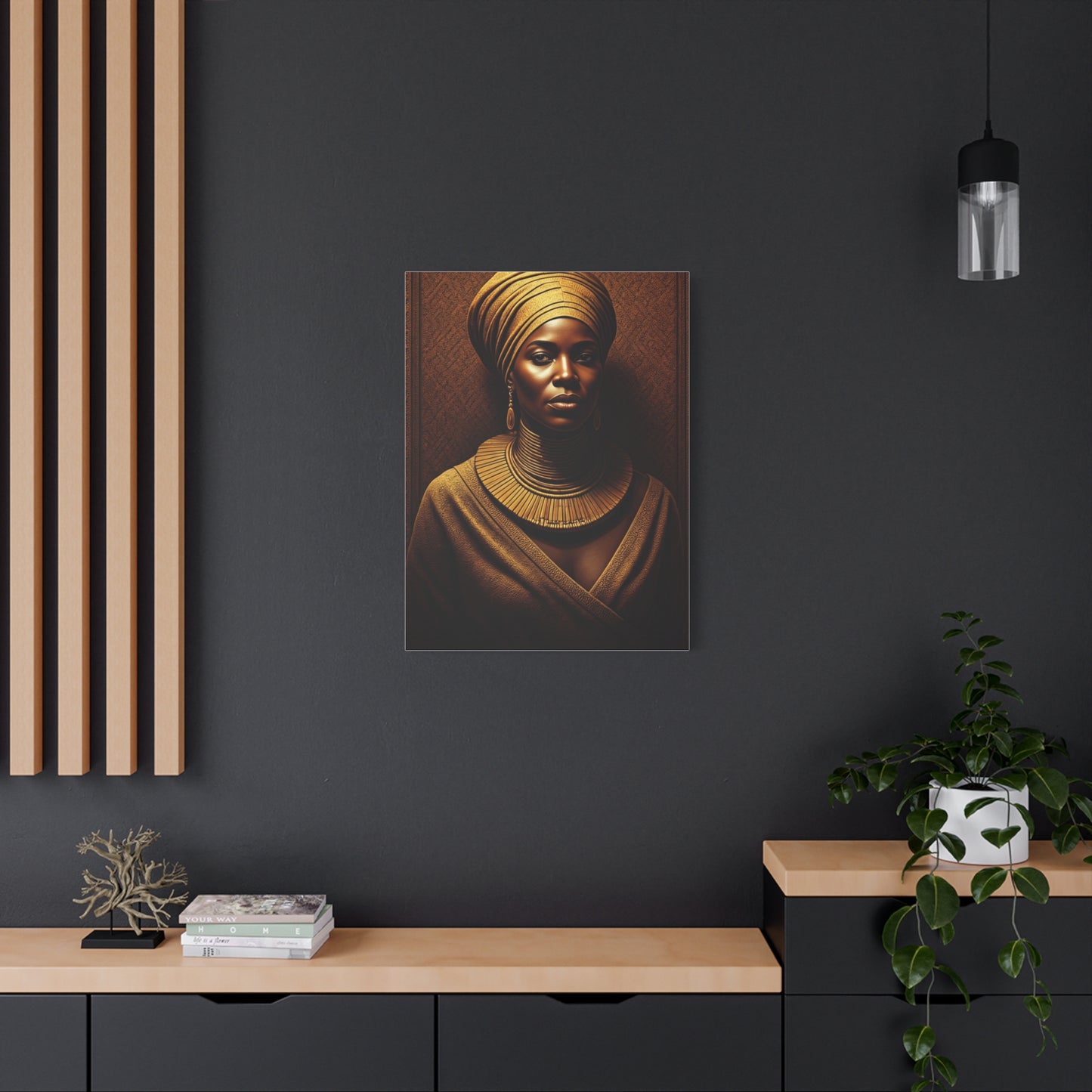 Bronze Heritage Queen Portrait Wall Art & Canvas Prints