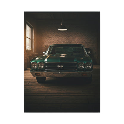 Chevrolet El Camino SS Classic Workshop Wall Art & Canvas Prints