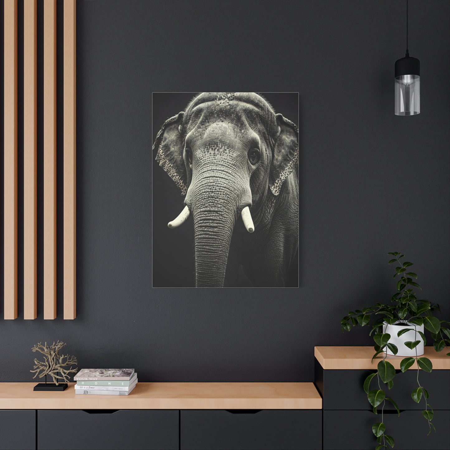 Regal Elephant Close-Up Wall Art & Canvas Prints