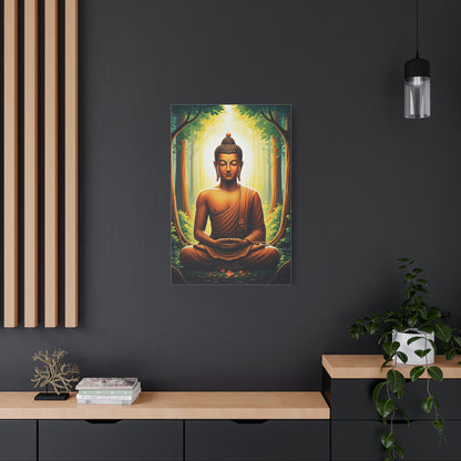 Serene Forest Meditation Buddha Wall Art & Canvas Prints
