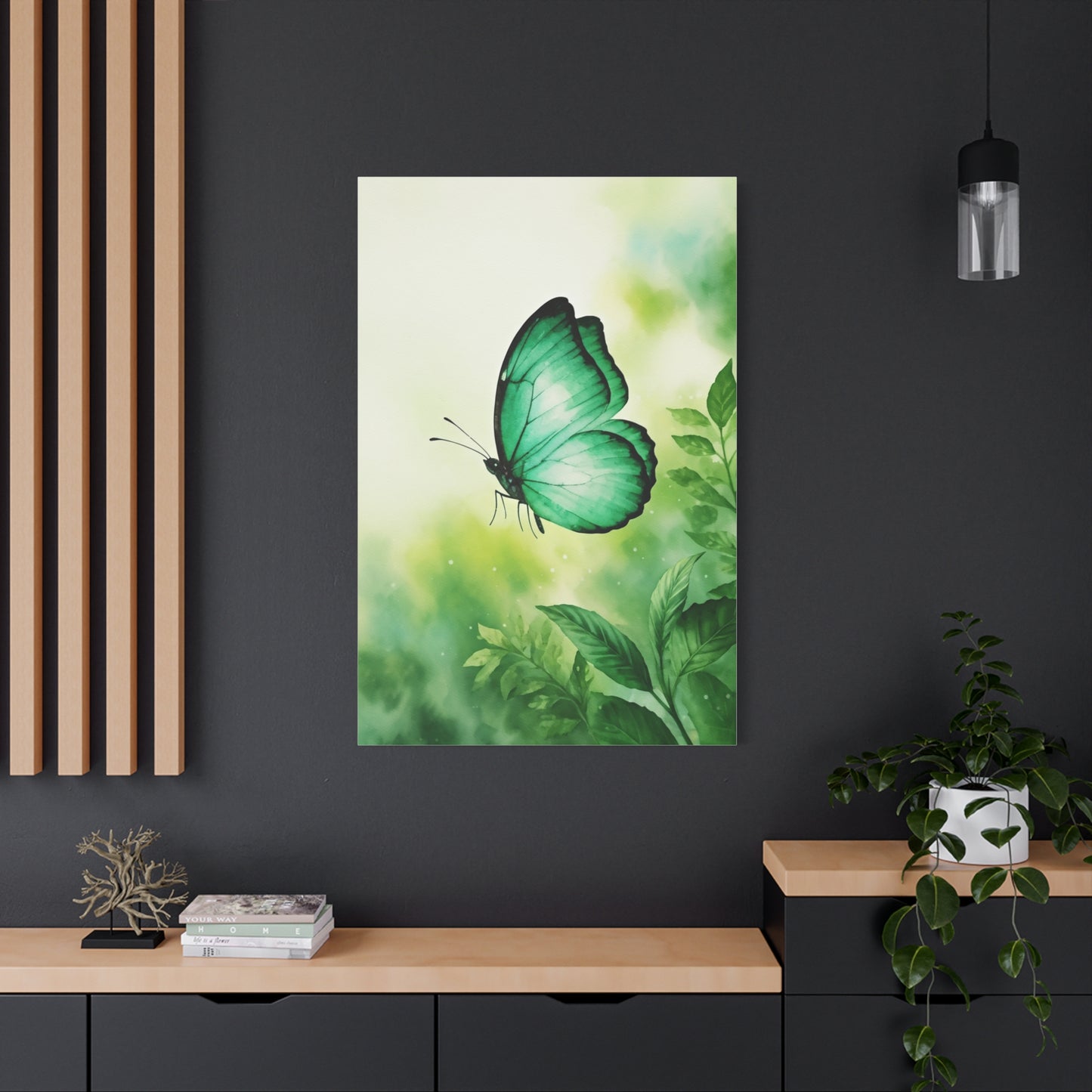 Emerald Forest Butterfly Dream Wall Art & Canvas Prints