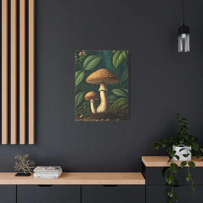 Forest Mushroom Illustration Wall Art & Canvas Prints