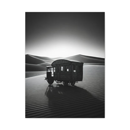 Desert Caravan in Moonlight Wall Art & Canvas Prints