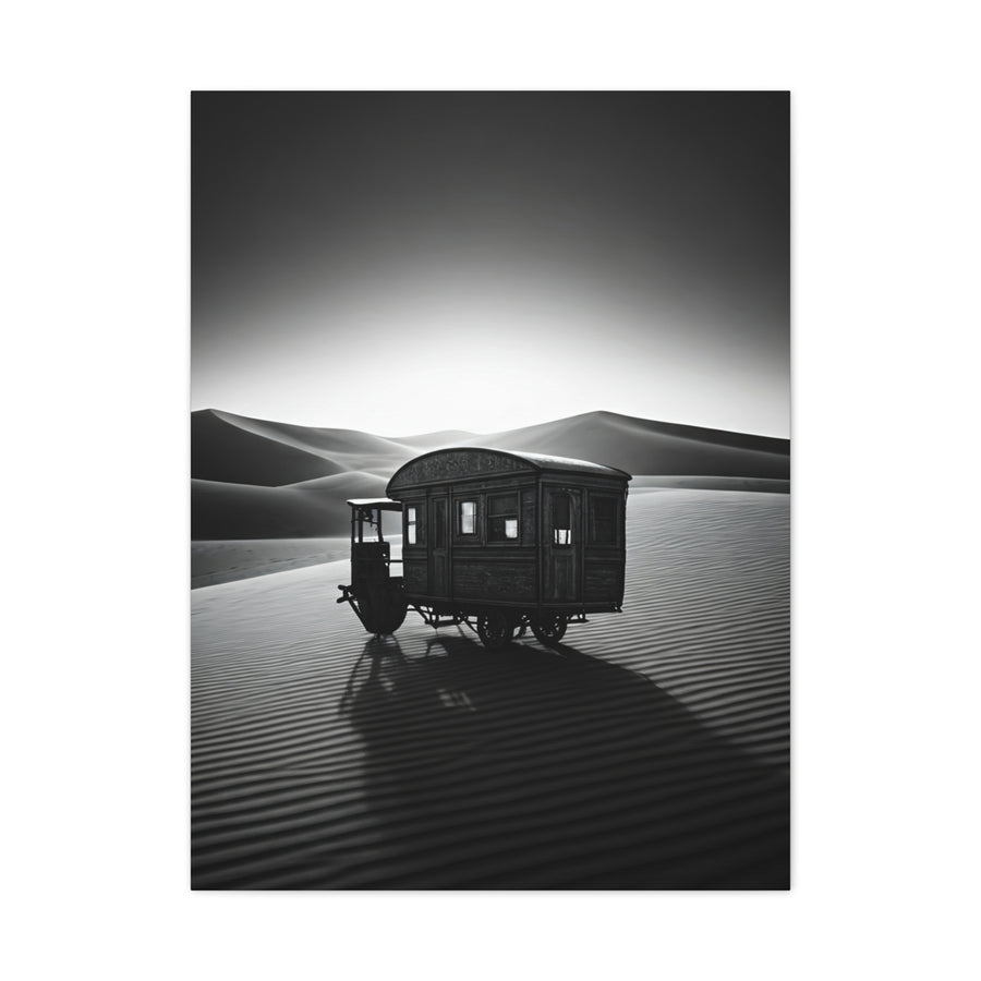 Desert Caravan in Moonlight Wall Art & Canvas Prints