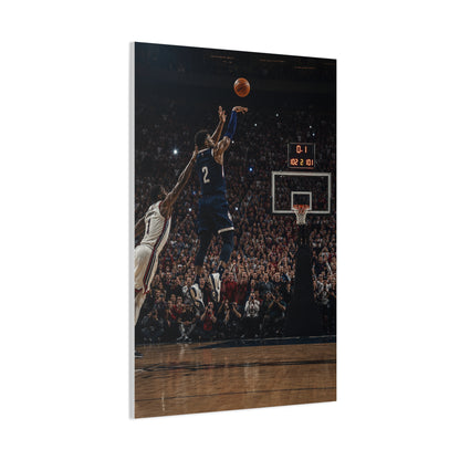 Final Second Game Winner Basketball Sports Wall Art & Canvas Print