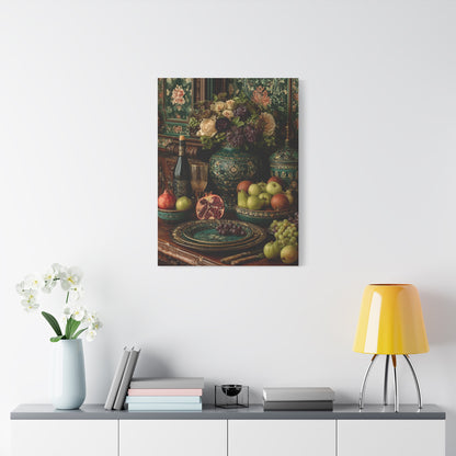 Ornamental Heritage Dining Still Life Wall Art & Canvas Print