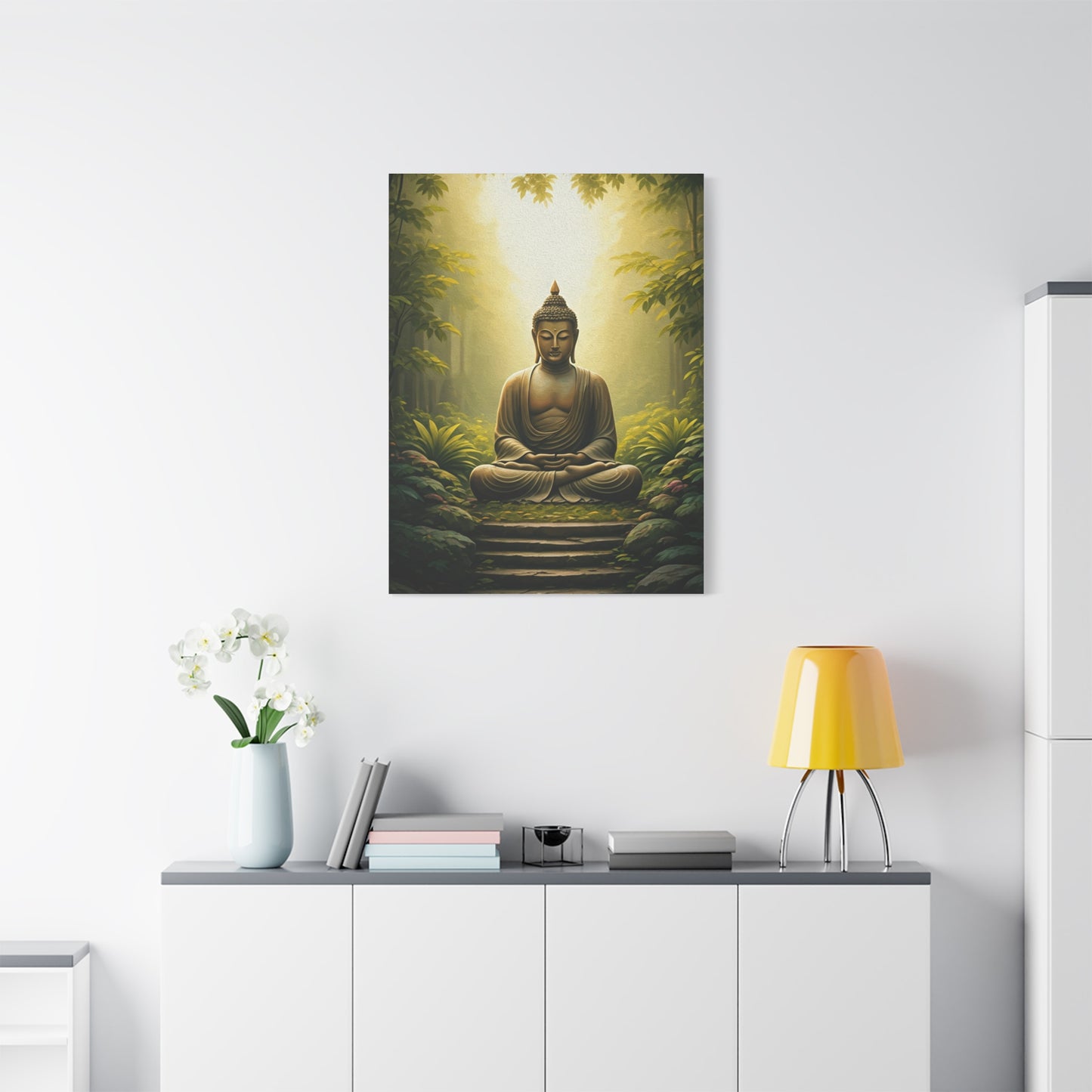 Forest Meditation Buddha Sanctuary Wall Art & Canvas Prints