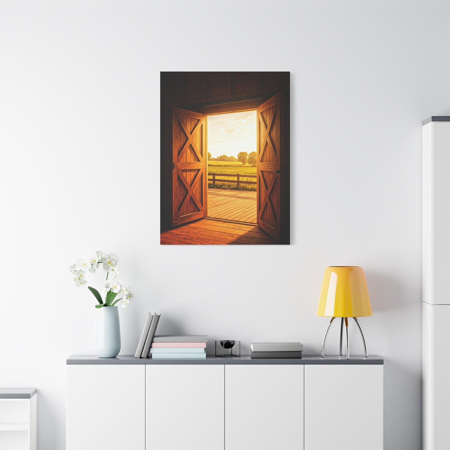 Open Barn Doors to Summer Fields Wall Art & Canvas Prints