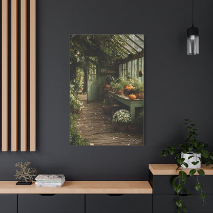 Farmhouse Greenhouse Harvest Interior Wall Art & Canvas Print