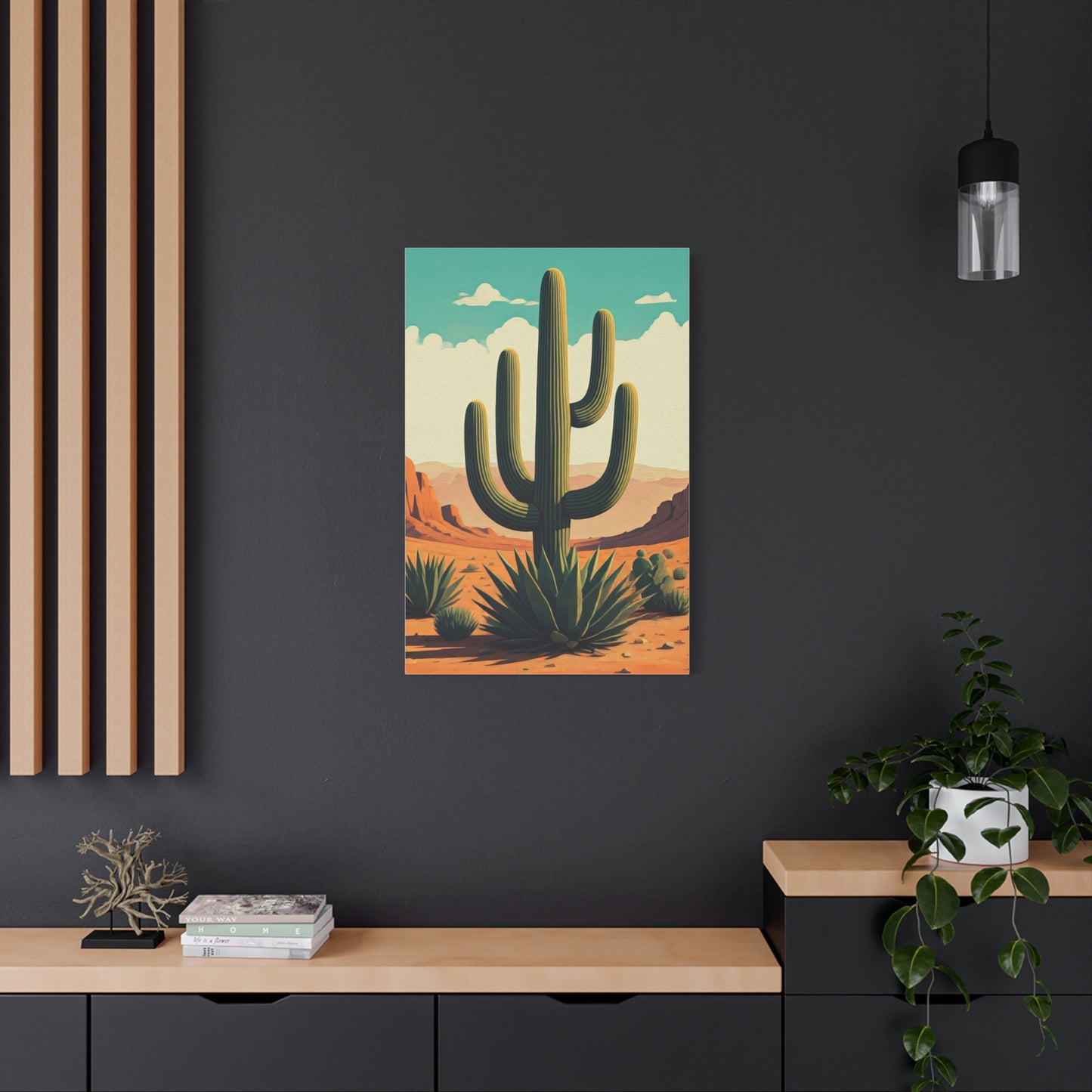 Southwest Saguaro Desert Landscape Wall Art & Canvas Prints
