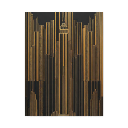 Majestic Golden City Towers Wall Art & Canvas Prints