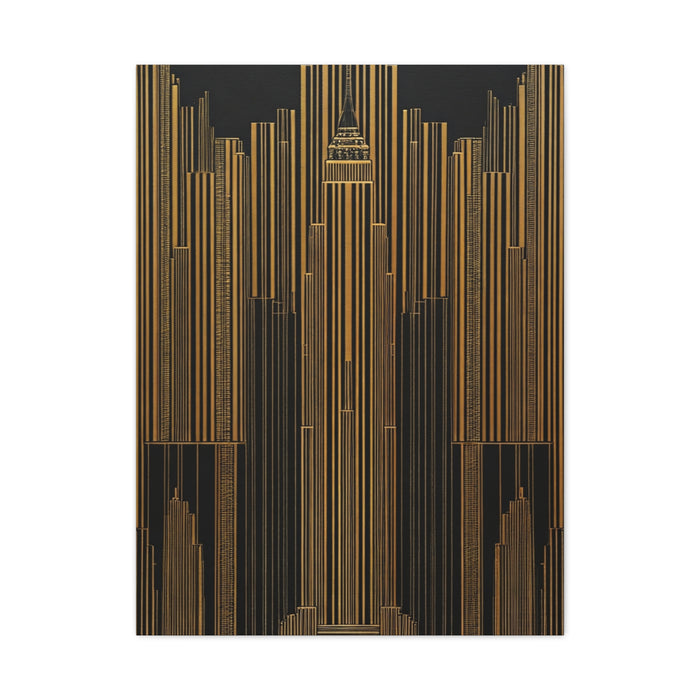 Majestic Golden City Towers Wall Art & Canvas Prints
