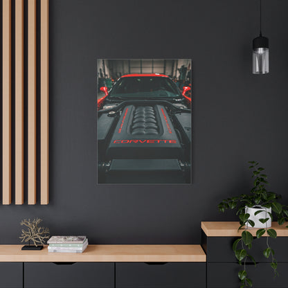 Chevrolet Corvette C6 Engine Bay Performance Detail Wall Art & Canvas Prints