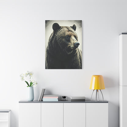 Majestic Brown Bear Portrait Wall Art & Canvas Prints